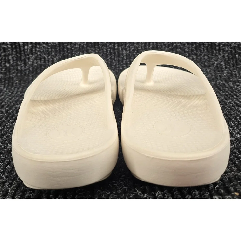 Hurley Injection Flip-Flop Men's 10 Cream Cushy Thong Sandal Beach Coastal‎